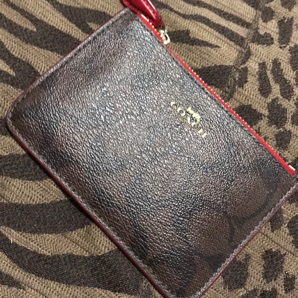 Authentic coach coin purse.